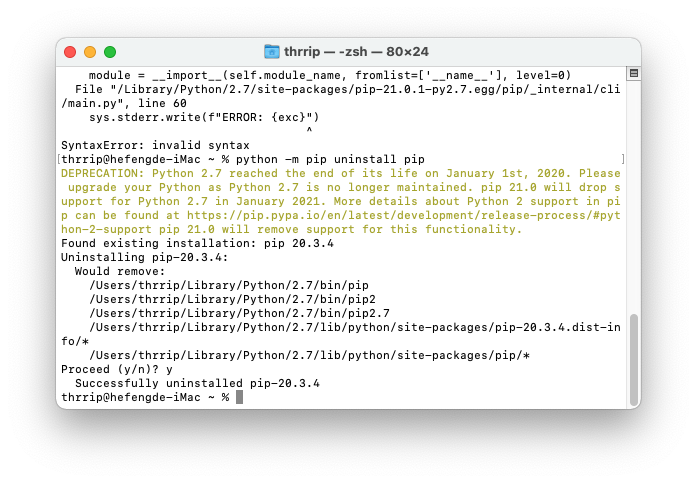 python-module-uninstall-pip